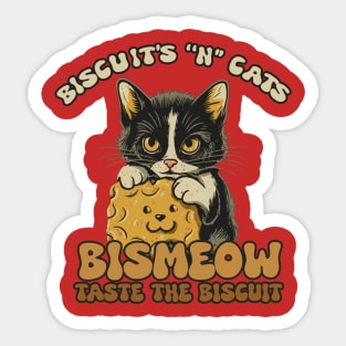 Bismeow - Taste The Biscuit Sticker